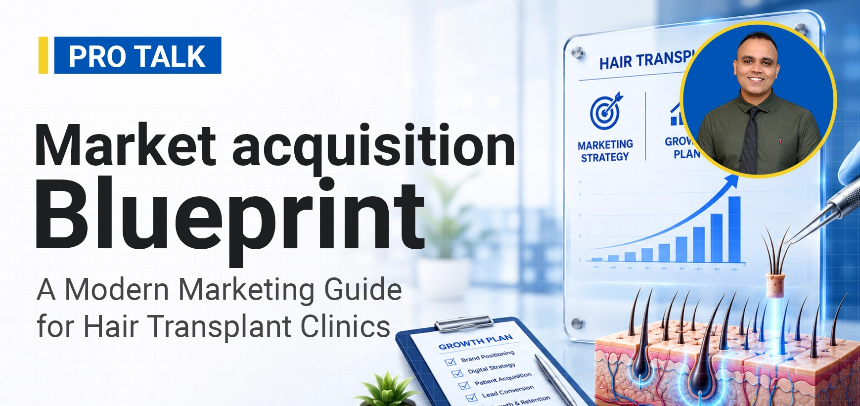 Hair Transplant Marketing Blueprint: A Complete Guide for the Clinics