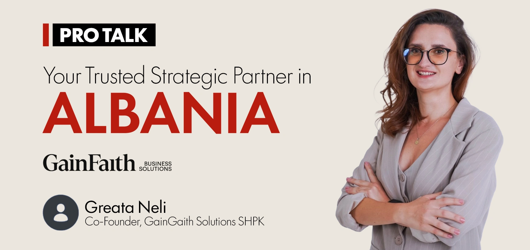 Greta Neli - Co-Founder & CEO of GainFaith Solutions