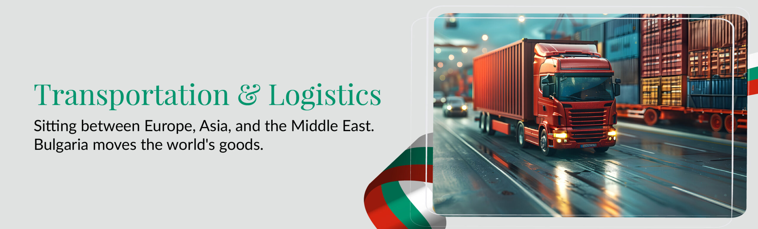 Transpotation and Logistics banner