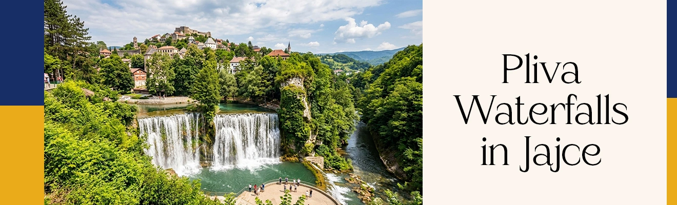 Pliva Waterfalls in Jajce