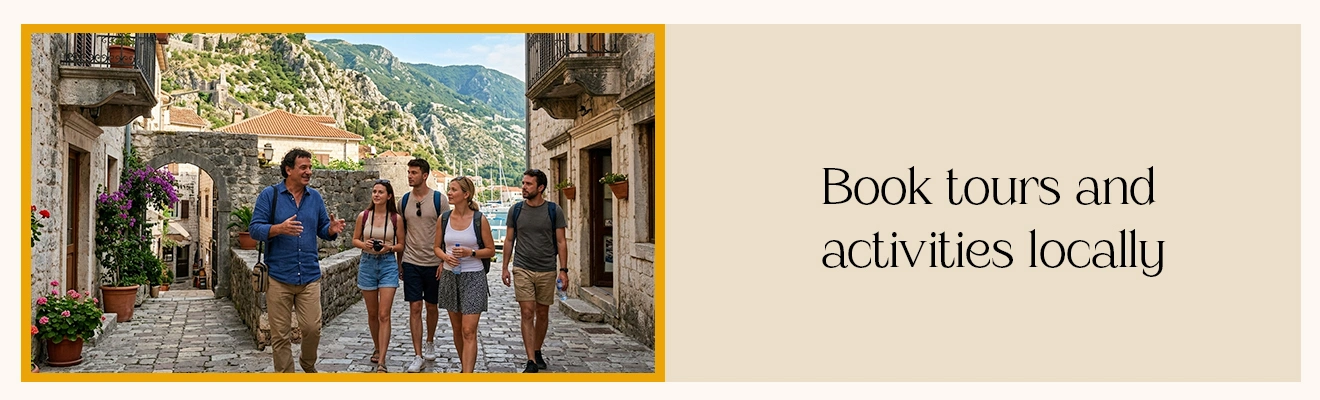 Plan for Tours and Activities Locally