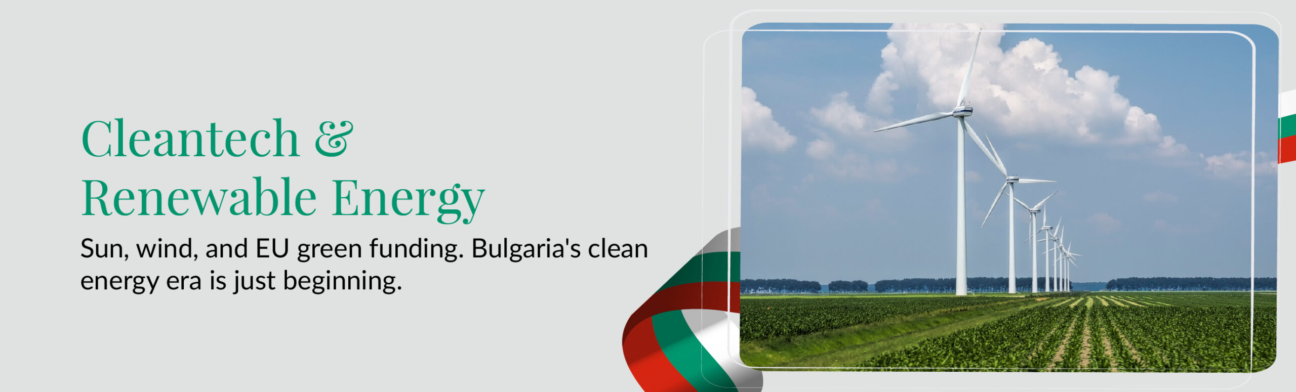 Cleantech and renewable energy Banner