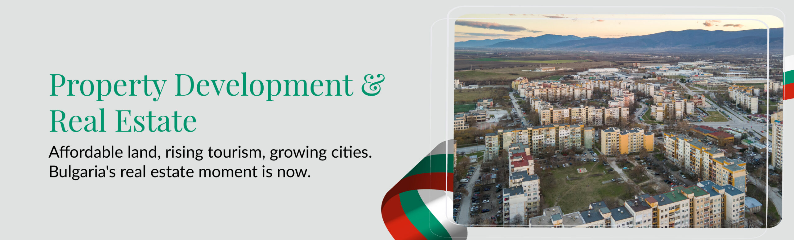 Proprty development and real estate banner