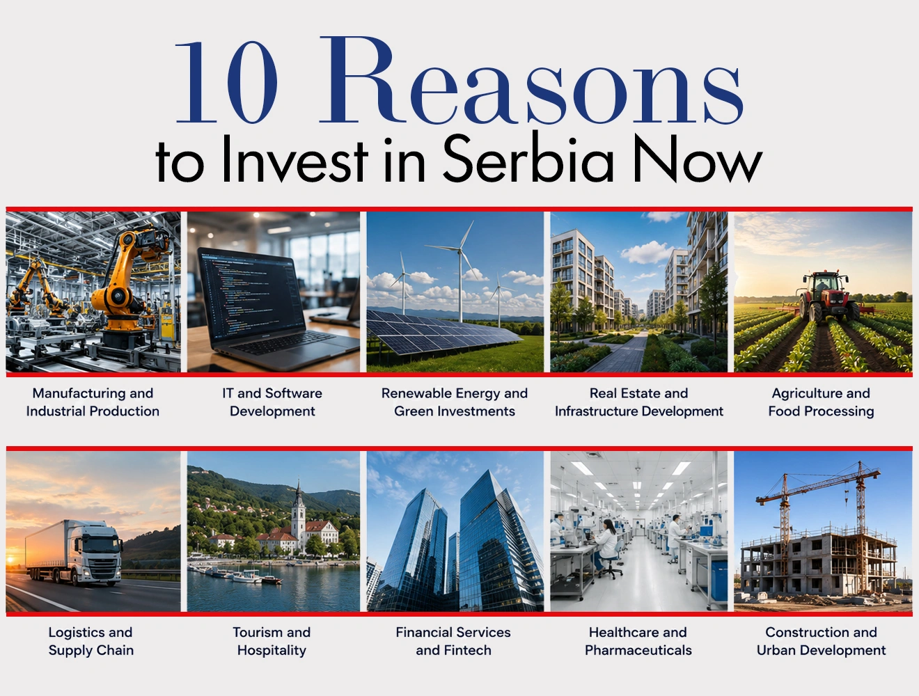 Top 10 Investment Opportunities in Serbia in 2026