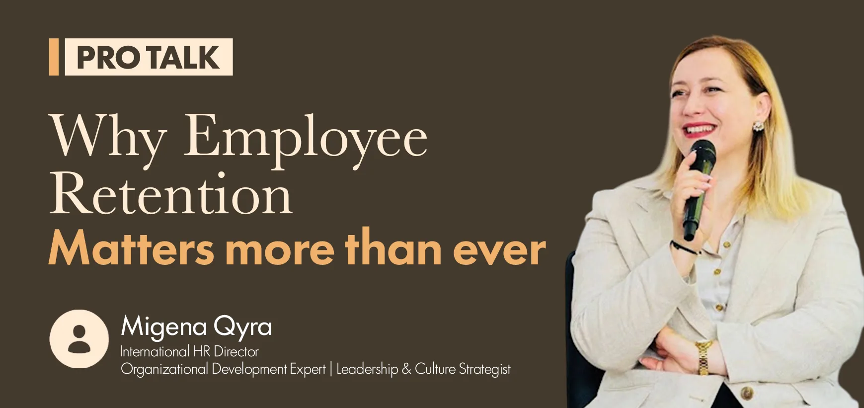 Employee retention strategies and leadership insights by Migena Qyra