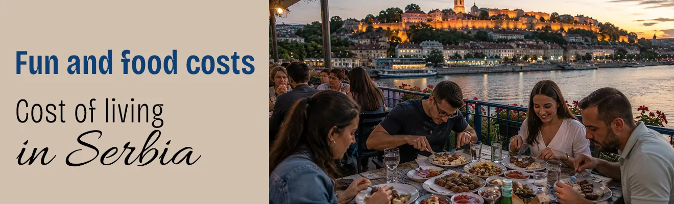 Dining Out and Entertainment Expenses Within the Cost of Living in Serbia