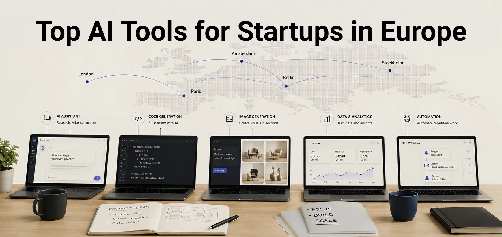 Top 10 AI Tools for Startups in Europe (2026)