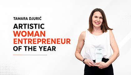 Tamara Djuric Wins Artistic Woman Entrepreneur of the Year 2026 at RCC Western Balkans Awards