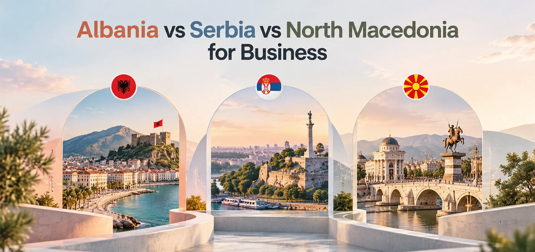 Albania vs Serbia vs North Macedonia for Business: Costs, Tax & Real Operating Expenses Compared