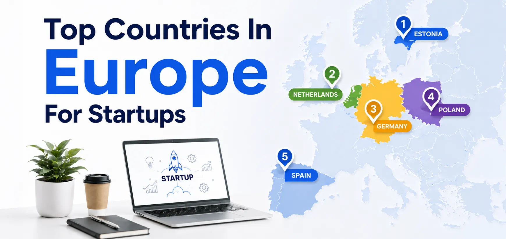 Top 10 Countries in Europe for Startups