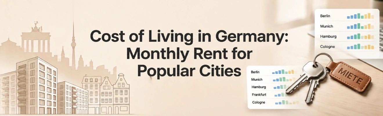 Cost of Living in Germany: Monthly Rent for Popular Cities