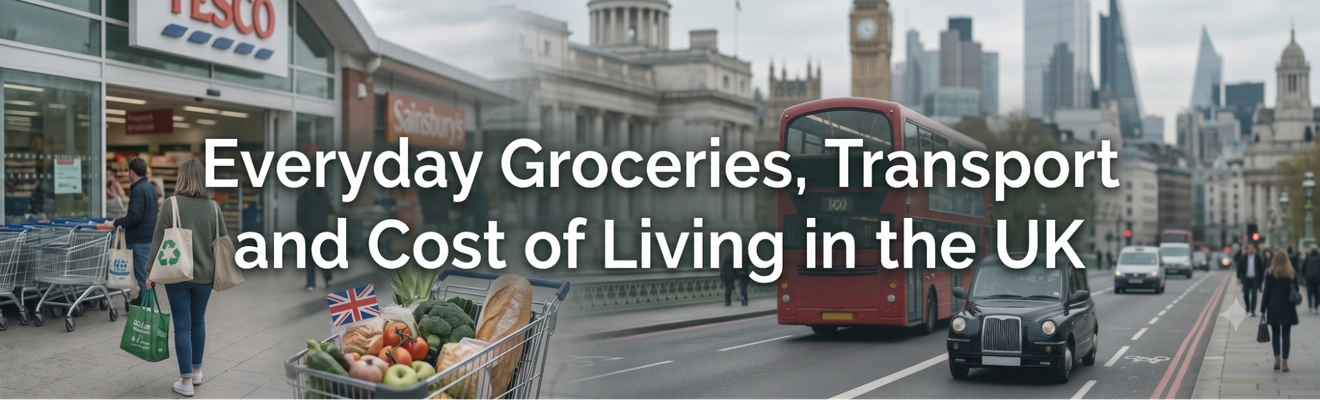 Everyday Groceries, Transport and the Cost of Living in the UK